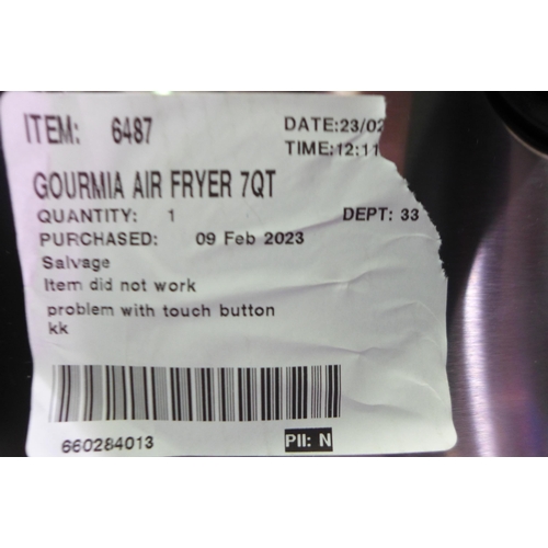 3065 - Gourmia Air Fryer (7QT)   (286-207) * This lot is subject to VAT