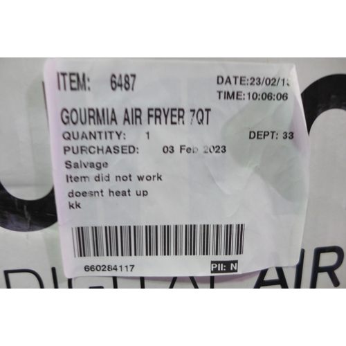 3066 - Gourmia Air Fryer (7QT)   (286-208) * This lot is subject to VAT