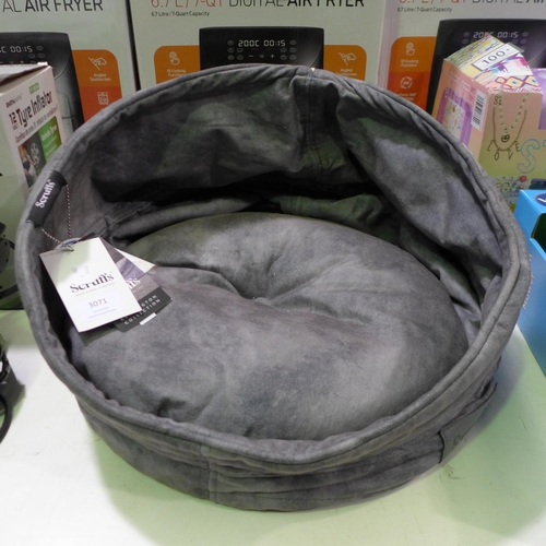 3071 - Grey Scruffs Kensington Cat Bed (44cm) (288-226) * This lot is subject to VAT