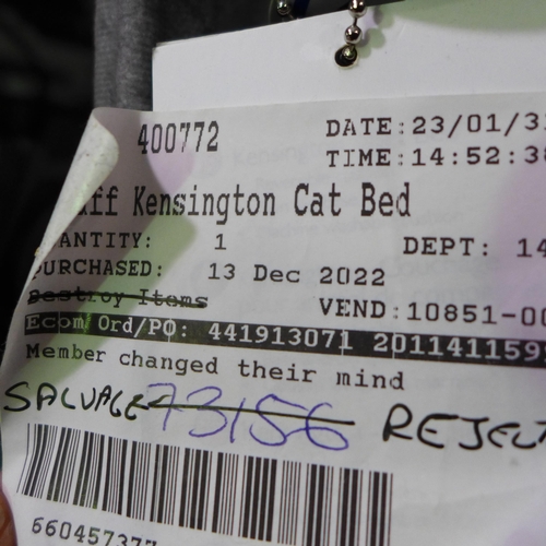 3071 - Grey Scruffs Kensington Cat Bed (44cm) (288-226) * This lot is subject to VAT