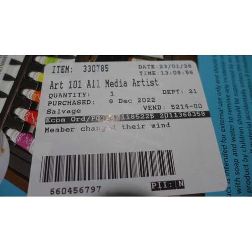 3074 - Art 101 All Media Artist Set (288-211) * This lot is subject to VAT