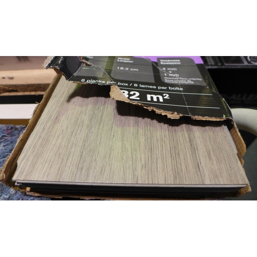 3079 - Rigid Core Vinyl Flooring (Oyster), Michelin Hydroedge 24