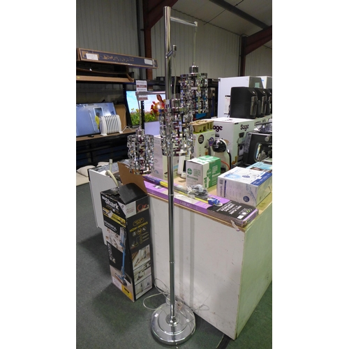 3080 - Hampton Bridgeport Designs 3 Arm Floor Lamp  (288-167) * This lot is subject to VAT