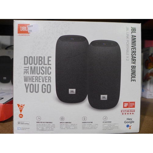 3086 - Two JBL Link Portable Speakers (288-65) * This lot is subject to VAT