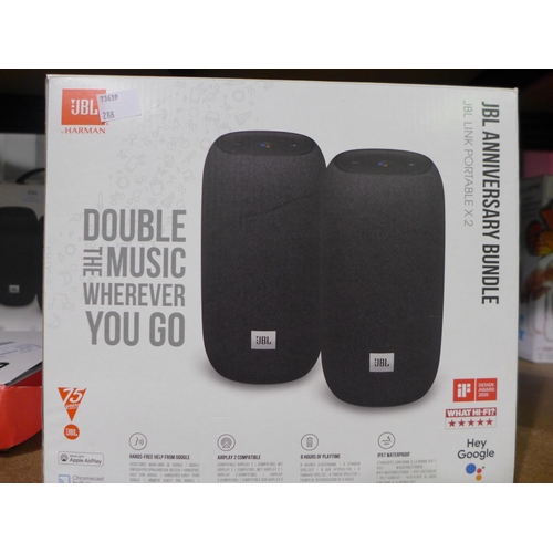 3088 - Two JBL Link Portable Speaker (288-263) * This lot is subject to VAT