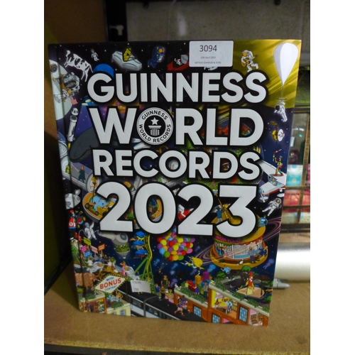 3094 - Three Guinness World Records 2023 Books  (288-70-72) * This lot is subject to VAT