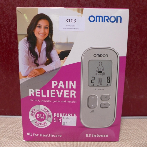 3103 - Omron E3 Intense Pain Reliever (286-213) * This lot is subject to VAT