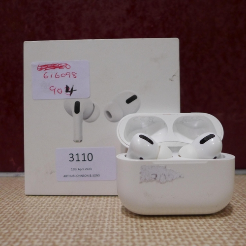 3110 - Apple Airpods Pro Magsafe (model:- MLWK3ZM/A), original RRP £164.99 + VAT (283-57) * This lot is sub... 