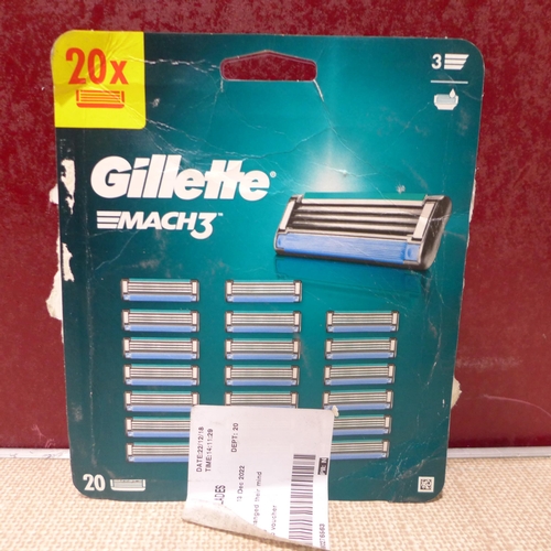 3117 - Gillette Mach 3 Blades       (283-182) * This lot is subject to VAT