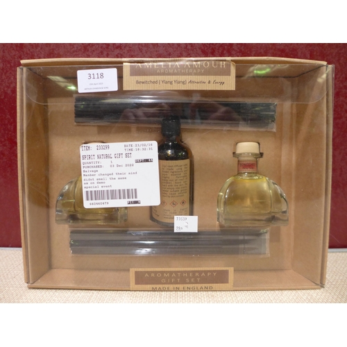 3118 - Spirit Natural Diffuser Gift Set (288-243) * This lot is subject to VAT