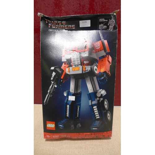 3129 - Lego Icons Optimus Prime, original RRP £99.99 + VAT (288-61) * This lot is subject to VAT