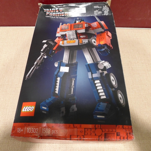 3129 - Lego Icons Optimus Prime, original RRP £99.99 + VAT (288-61) * This lot is subject to VAT