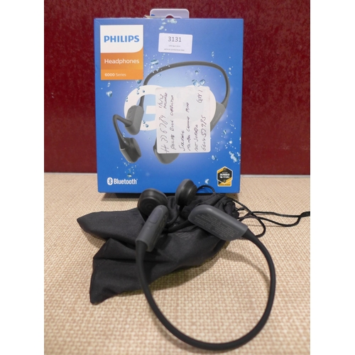 3131 - Philips Bone Conduction Headphones (model:- TAA6606BK/00) (288-175) * This lot is subject to VAT