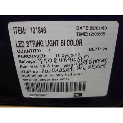 3179 - Outdoor LED 20m Bi-Colour String Light (286-66) * This lot is subject to VAT