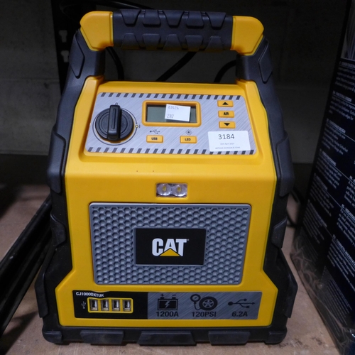 3184 - Cat Jump Starter 1200 Amp (model:- CJ1000DXT) (286-85) * This lot is subject to VAT