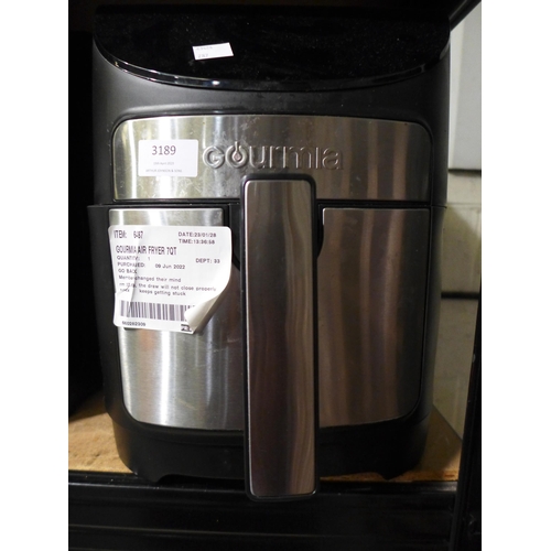 3189 - Gourmia Air Fryer (7QT)   (286-58) * This lot is subject to VAT