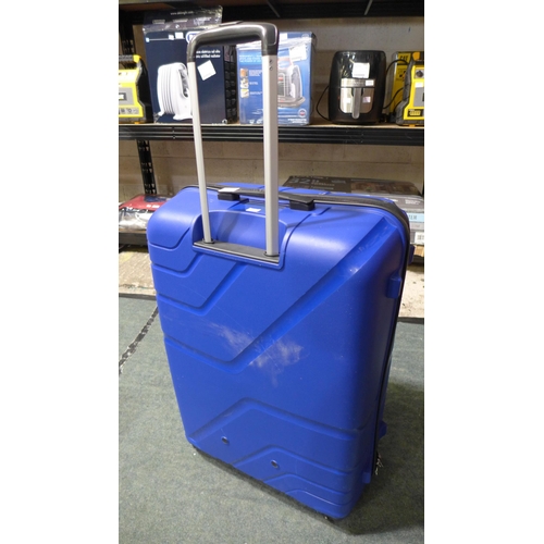 3203 - American Tourister Jetdriver Large 79cm 4-Wheel Blue Spinner Hardside Suitcase (286-44) * This lot i... 