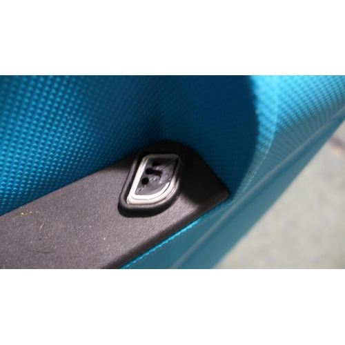 3205 - American Tourister Jetdriver Carry-On Turquoise Suitcase (55cm) Broken Handle (286-185) * This lot i... 