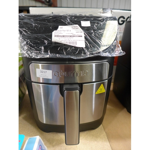 3217 - Gourmia Air Fryer (7QT) (286-165) * This lot is subject to VAT