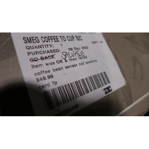 3233 - SMEG Coffee Machine, original RRP £429.99 + VAT (286-193) * This lot is subject to VAT