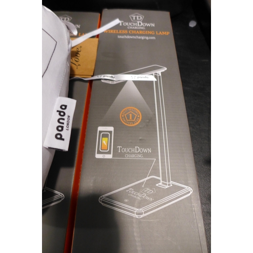 3249 - 2 Wireless Charging Lamps  & Panda Single Mattress Protector  (286-38,39) * This lot is subject to V... 