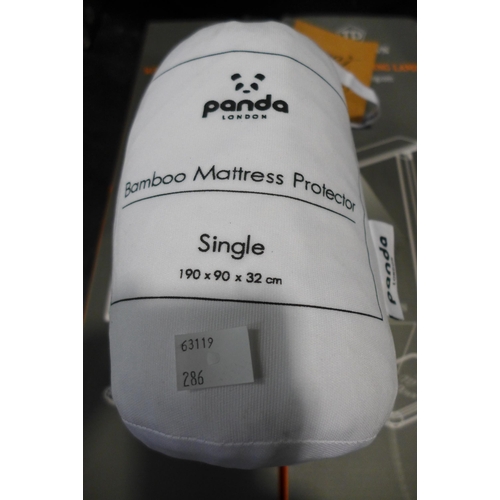 3249 - 2 Wireless Charging Lamps  & Panda Single Mattress Protector  (286-38,39) * This lot is subject to V... 