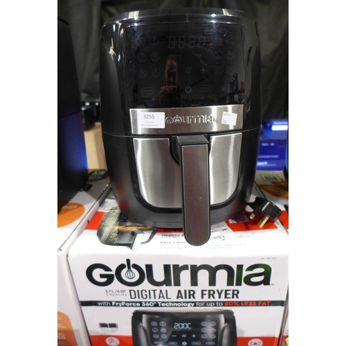 3255 - Gourmia Air Fryer (286-32) * This lot is subject to VAT