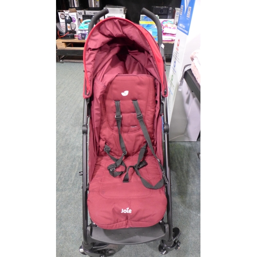 3282 - Joie Cherry Brisk Stroller (model:- S1102FACHR000) (286-228) * This lot is subject to VAT