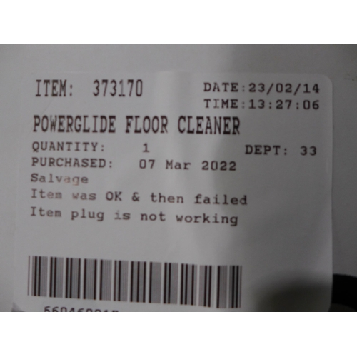 3286 - Powerglide Floor Cleaner with Battery original RRP £164.99 + VAT (288-295) * This lot is subject to ... 