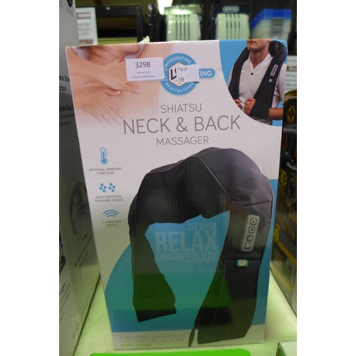 3298 - Wellbeing Shiatsu Neck Massager (288-254) * This lot is subject to VAT