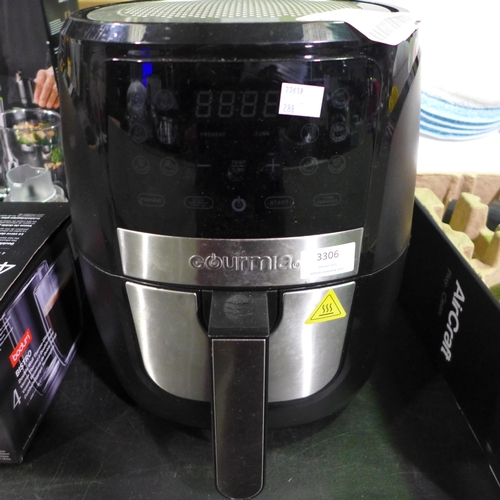 3306 - Gourmia Air Fryer     (288-240) * This lot is subject to VAT