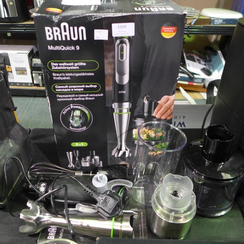 3309 - Braun Hand Blender (model:- MQ9138XL) (288-269) * This lot is subject to VAT