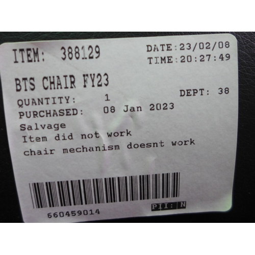 3317 - BTS Chair (model:- TRUE 51810)            (288-178) * This lot is subject to VAT