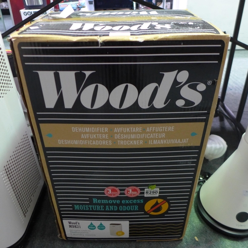 3321 - Woods White Dehumidifer (model:- MDK21), original RRP £199.99 + VAT (288-66) * This lot is subject t... 