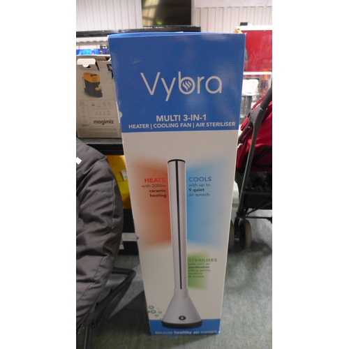 3329 - Vybra White 3-In-1 Heater, original RRP £119.99 + VAT (286-225) * This lot is subject to VAT