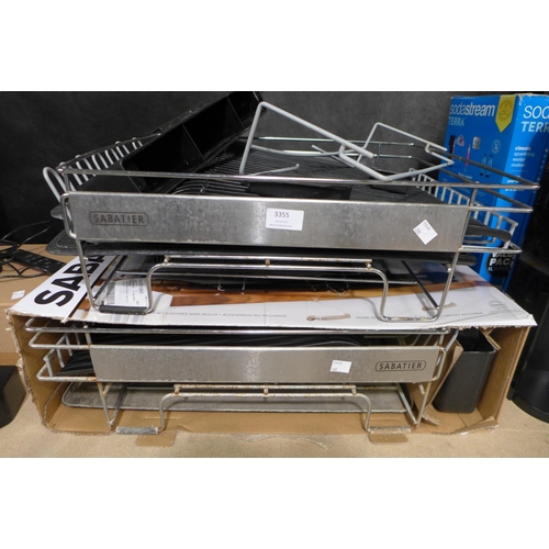 3355 - 2 Sabatier Expandable Dishracks    (288-74,75) * This lot is subject to VAT