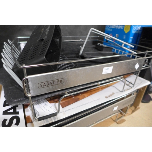 3355 - 2 Sabatier Expandable Dishracks    (288-74,75) * This lot is subject to VAT