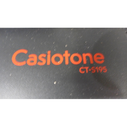 3357 - Casiotone Keyboard & Stand (model:- CT-S195), original RRP £129.99 + VAT (288-64) * This lot is subj... 