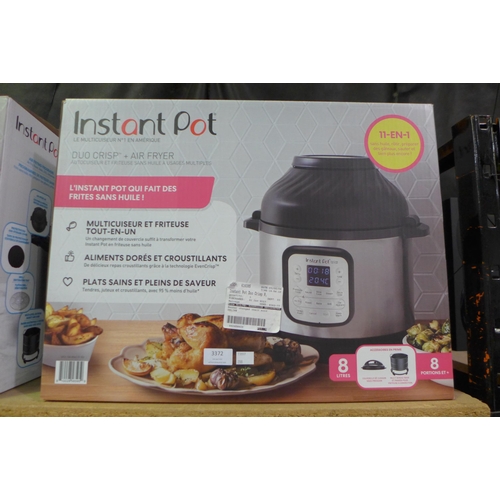 3372 - Instant Pot Duo Crisp Air Fryer, original RRP £116.66 + VAT (288-227) * This lot is subject to VAT