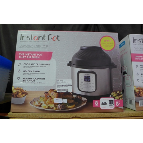 3373 - Instant Pot Duo Crisp Air Fryer, original RRP £116.66 + VAT (288-228) * This lot is subject to VAT