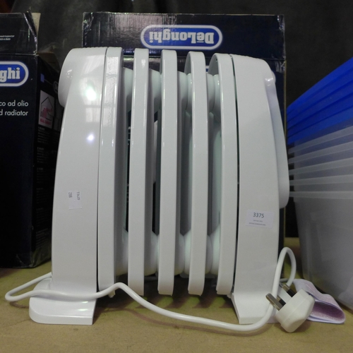 3375 - Delonghi Nano Radiator (model:- TRNS0505M) (288-69) * This lot is subject to VAT