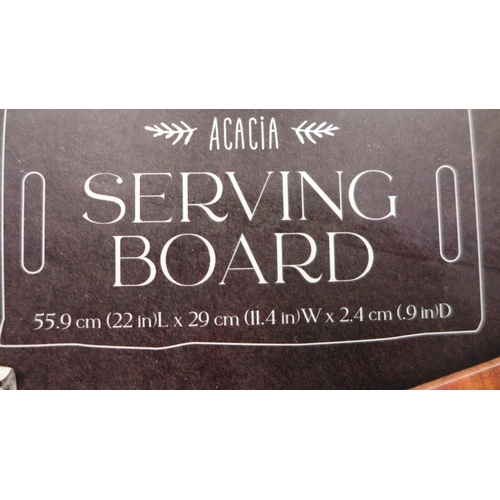 3377 - Banquet Recycled Pedal Bin Liners & Refuse Sacks, Birdrock Acacia Serving Board (288-136,177,182) * ... 