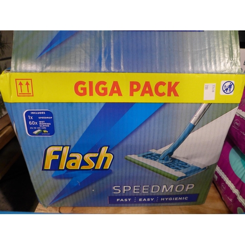 3381 - Flash Speedmop Starter Kit and Refills and Flash Speedmop Wet Cloths Refill Pack (288-156,159) * Thi... 