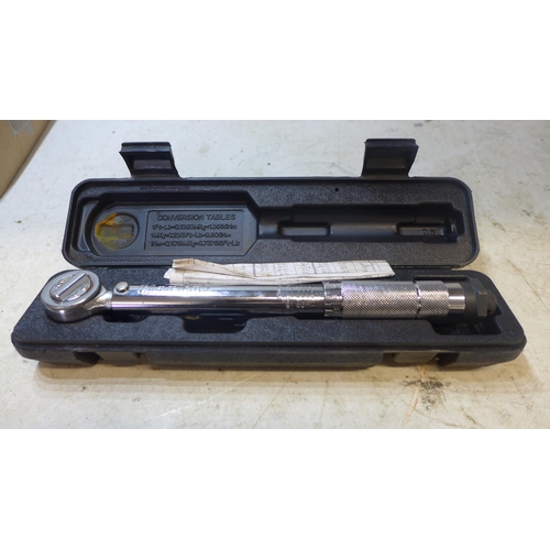 2003 - Clarke torque wrench in case