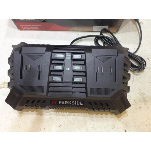 2019 - Parkside, dual quick battery charger, PDSLG 20 A1