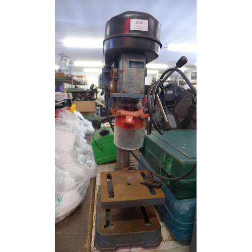 2036 - 240v Bench pillar drill