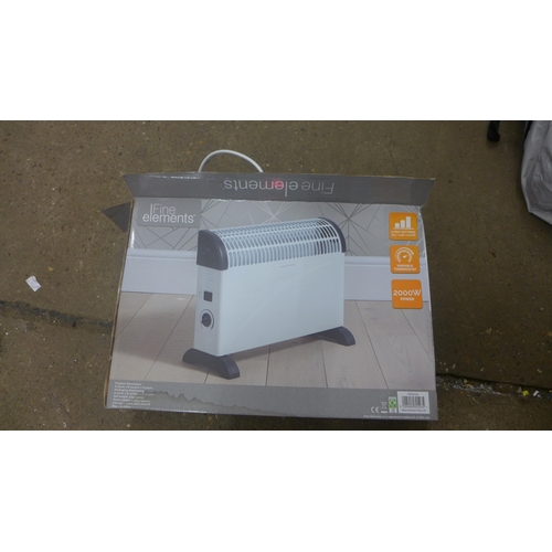 2078 - Halogen oven and 2000W convection heater