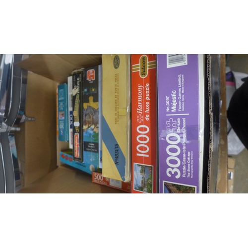 2083 - 2 Boxes of jigsaws