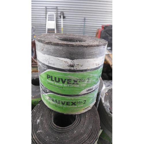 2153 - 6 Rolls of Pluvex No.2 fibre base bitumen DPC