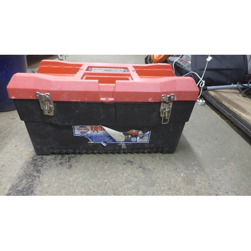 2194 - 3 Tool boxes and tool bag, including Stanley